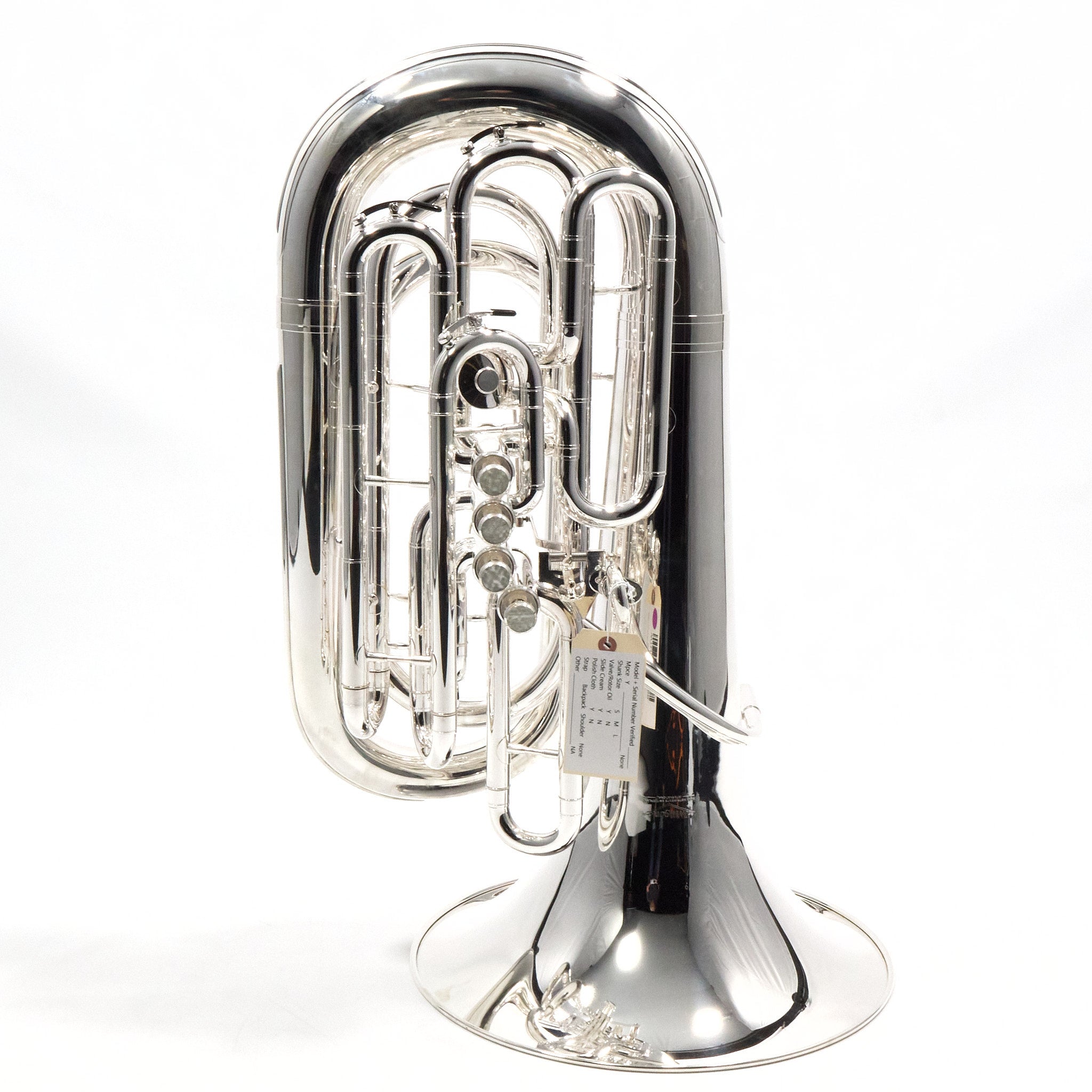 Willson WTU3400SFA5-S 'Gabriel Capet' Compact EEb Tuba in Silver Plate