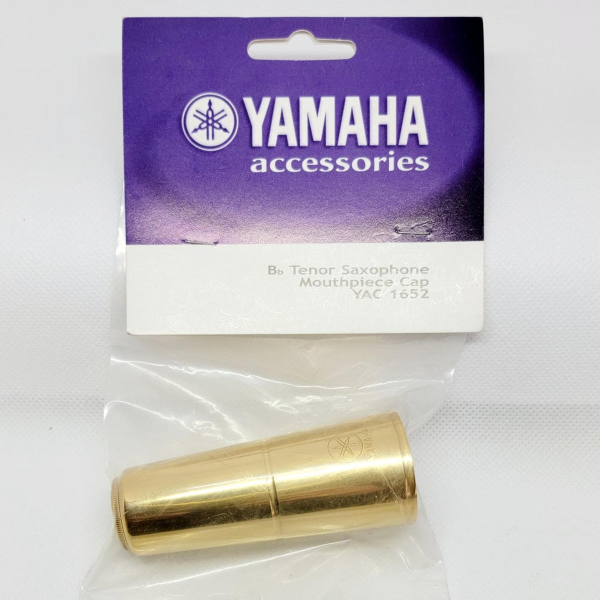 Yamaha Model 1652P Tenor Saxophone Mouthpiece Cap in Gold Lacquer