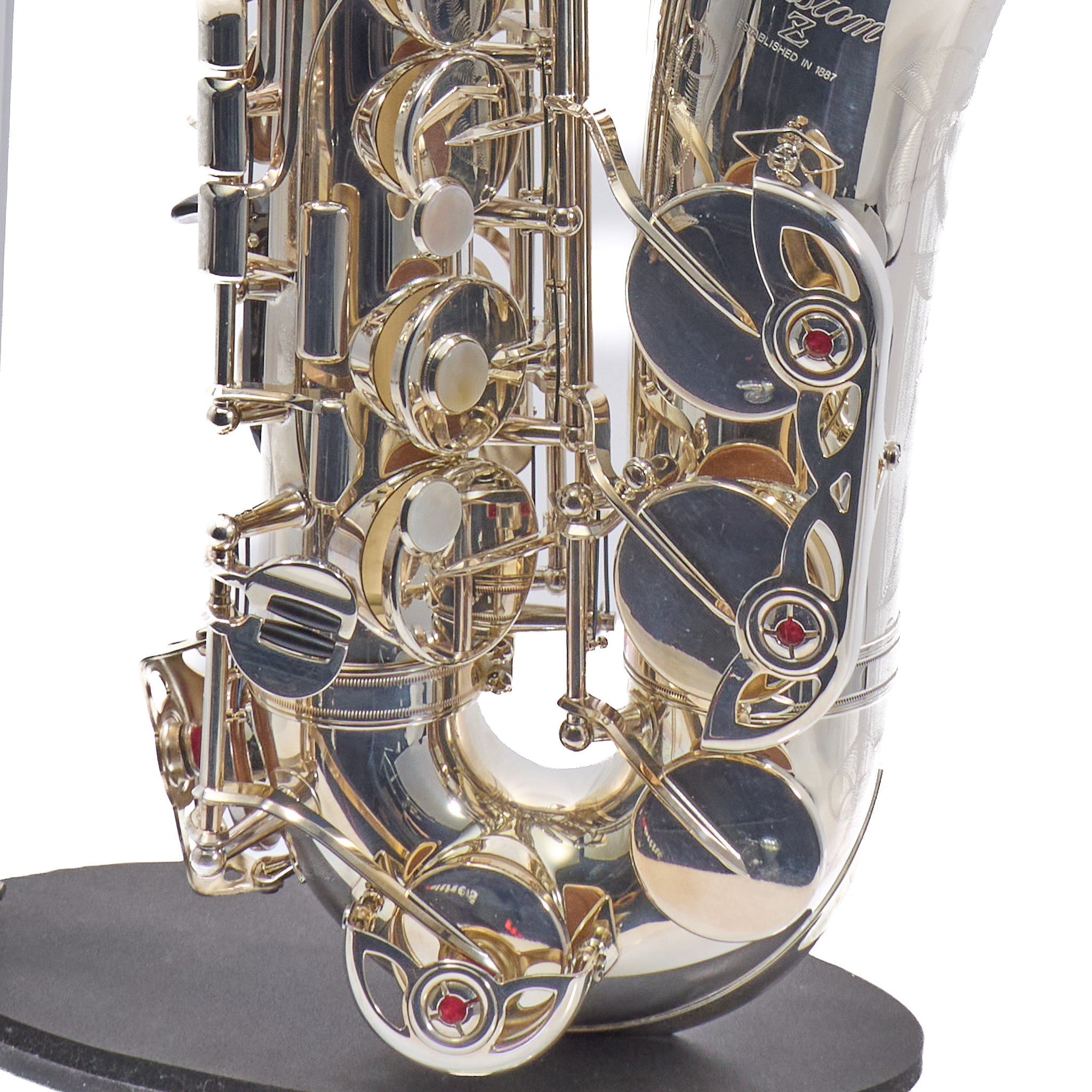 Yamaha Model YAS-82ZIIS 'Custom Z' Alto Saxophone in Silver Plate