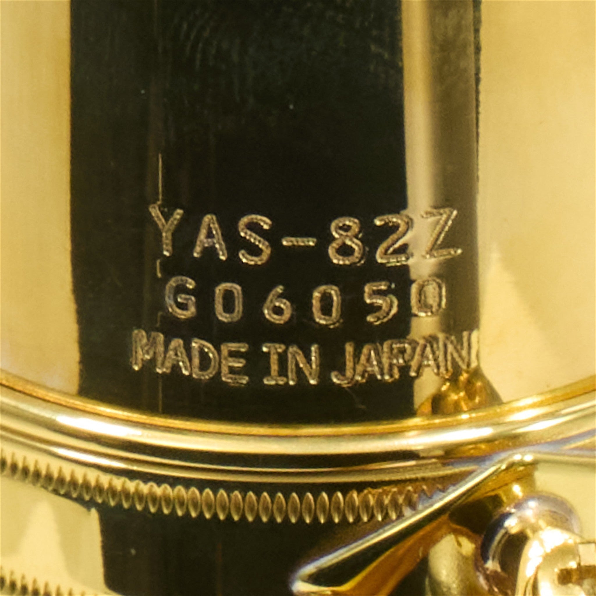Yamaha Model YAS-82ZIIU 'Custom Z' Alto Saxophone in Unlacquered Finish