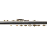 Yamaha Model YFL-777HCT Artist Solid Silver Professional Flute SN 079834 SUPERB