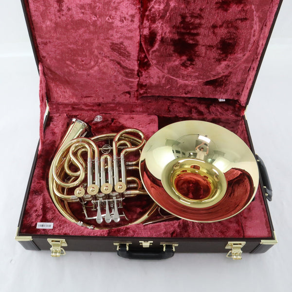 Yamaha Model YHR-871DU Unlacquered Custom French Horn with Screw Bell MINT CONDITION- for sale at BrassAndWinds.com
