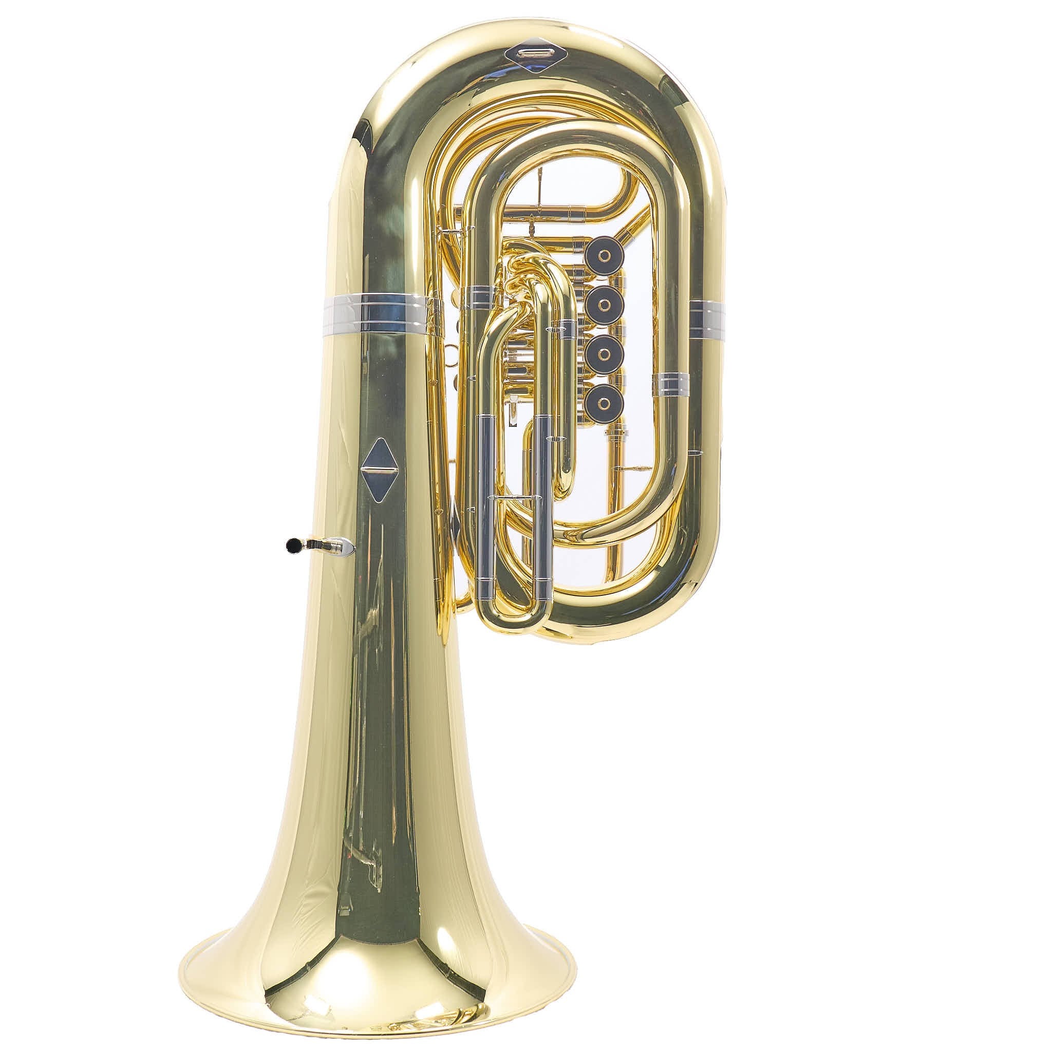 Yamaha YBB-641 Professional 4/4 Size BBb Tuba in Lacquer