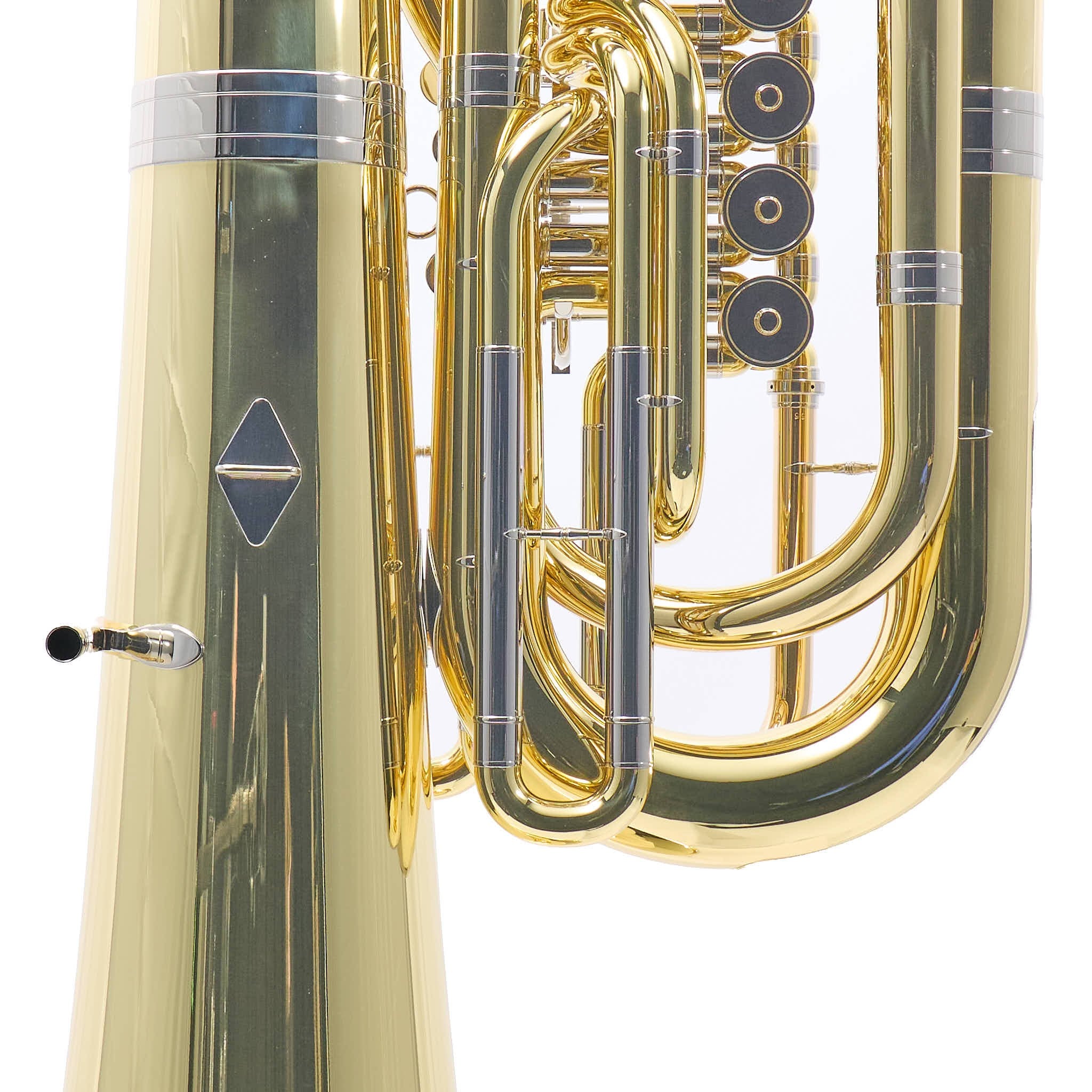 Yamaha YBB-641 Professional 4/4 Size BBb Tuba in Lacquer