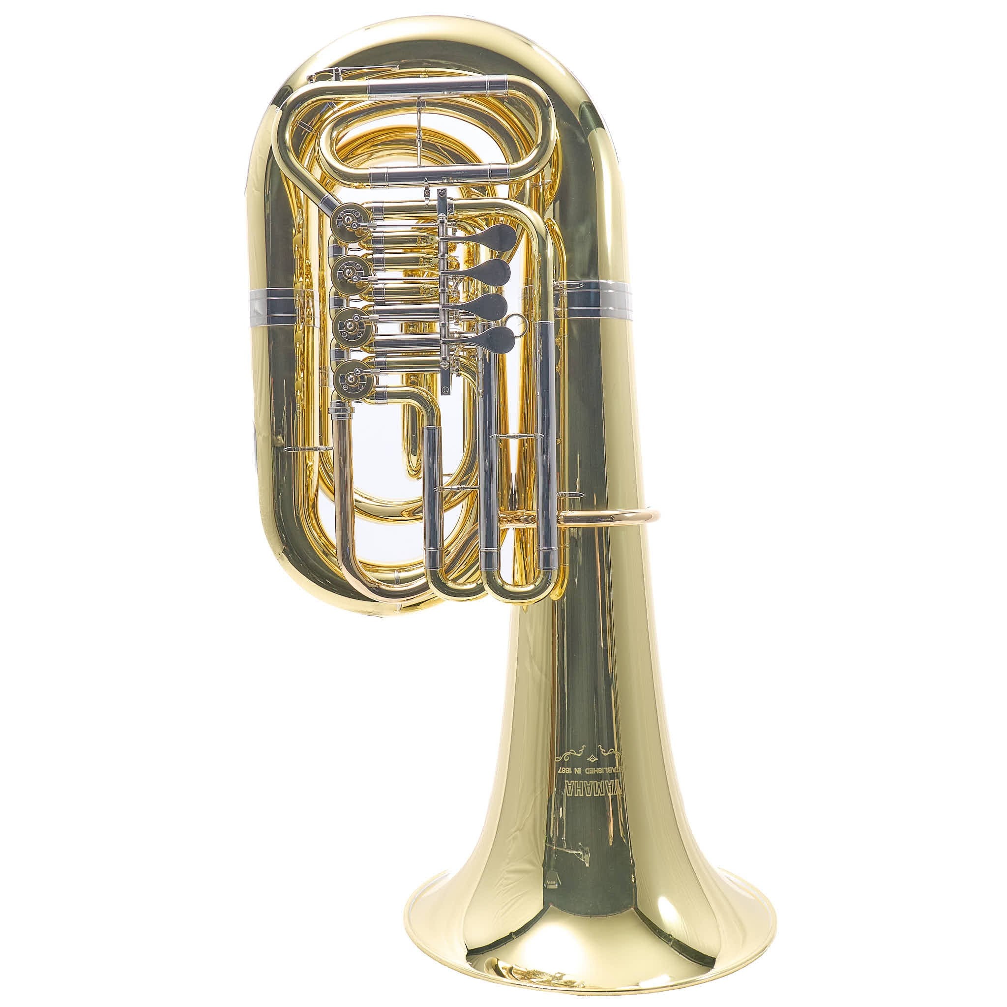 Yamaha YBB-641 Professional 4/4 Size BBb Tuba in Lacquer