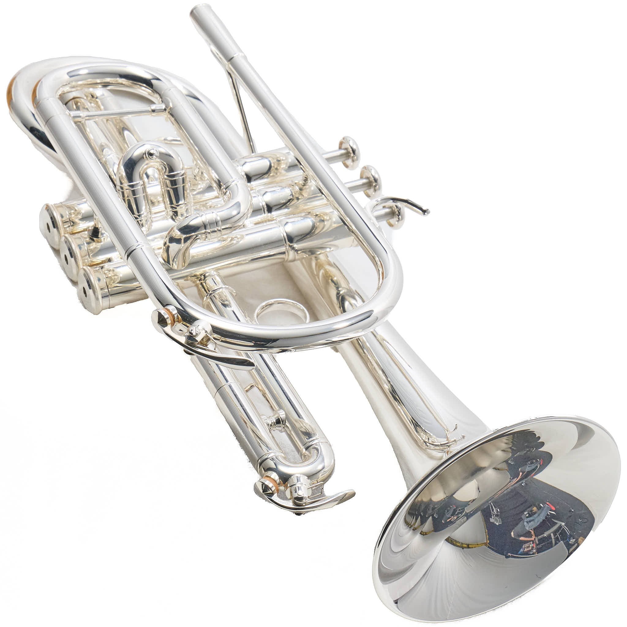 Yamaha YCR-6335IIS Professional Shepard's Crook Cornet in Silver Plate