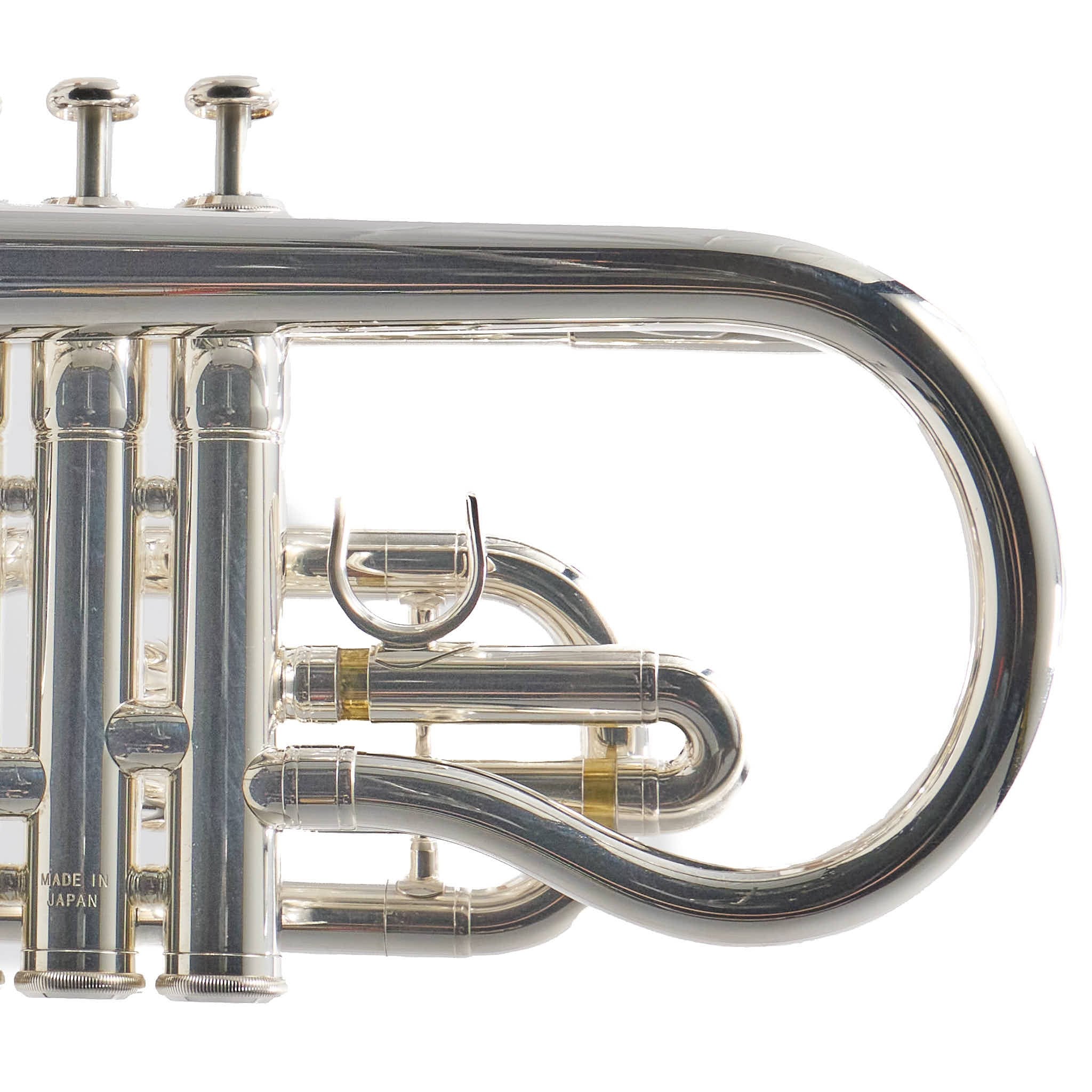 Yamaha YCR-6335IIS Professional Shepard's Crook Cornet in Silver Plate