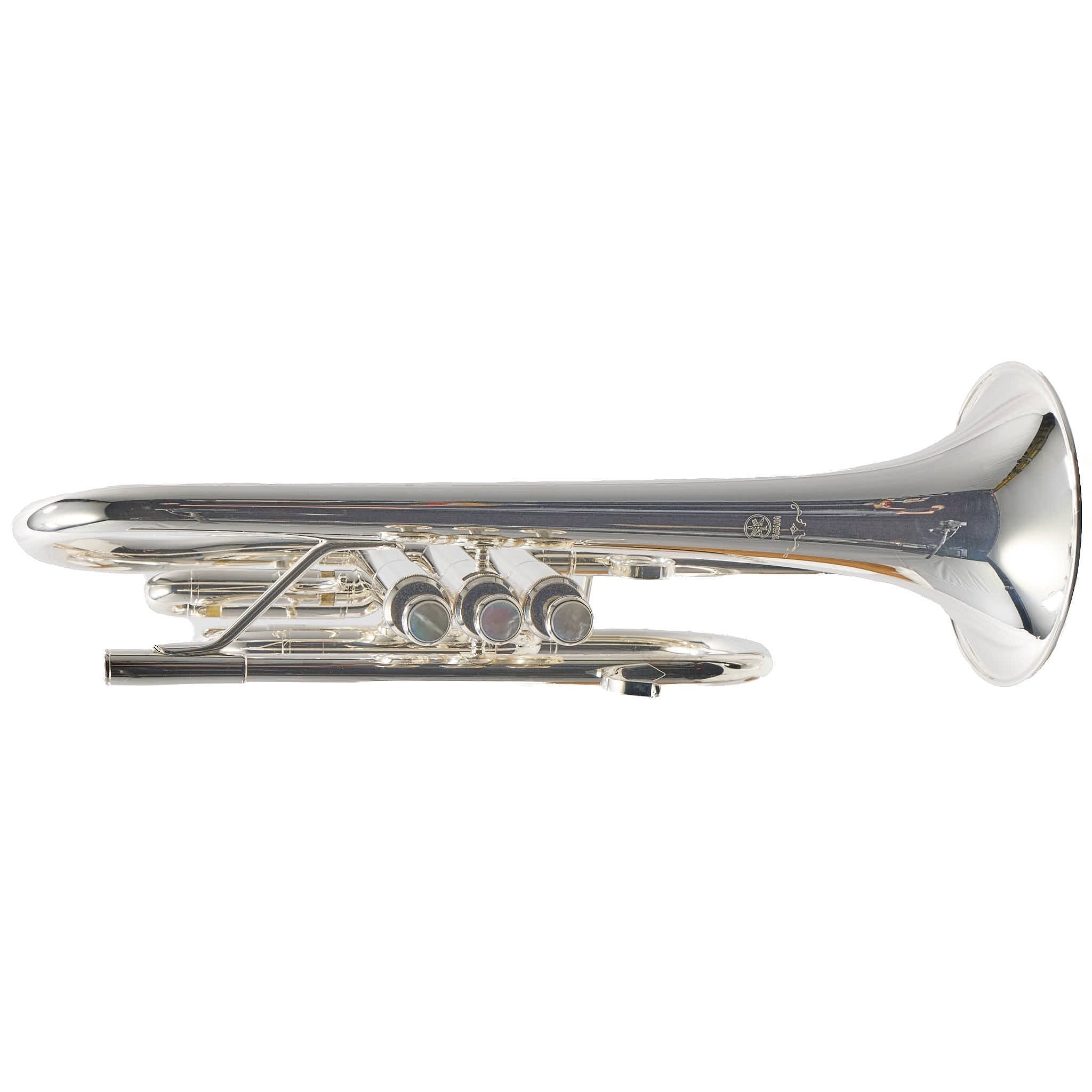 Yamaha YCR-6335IIS Professional Shepard's Crook Cornet in Silver Plate
