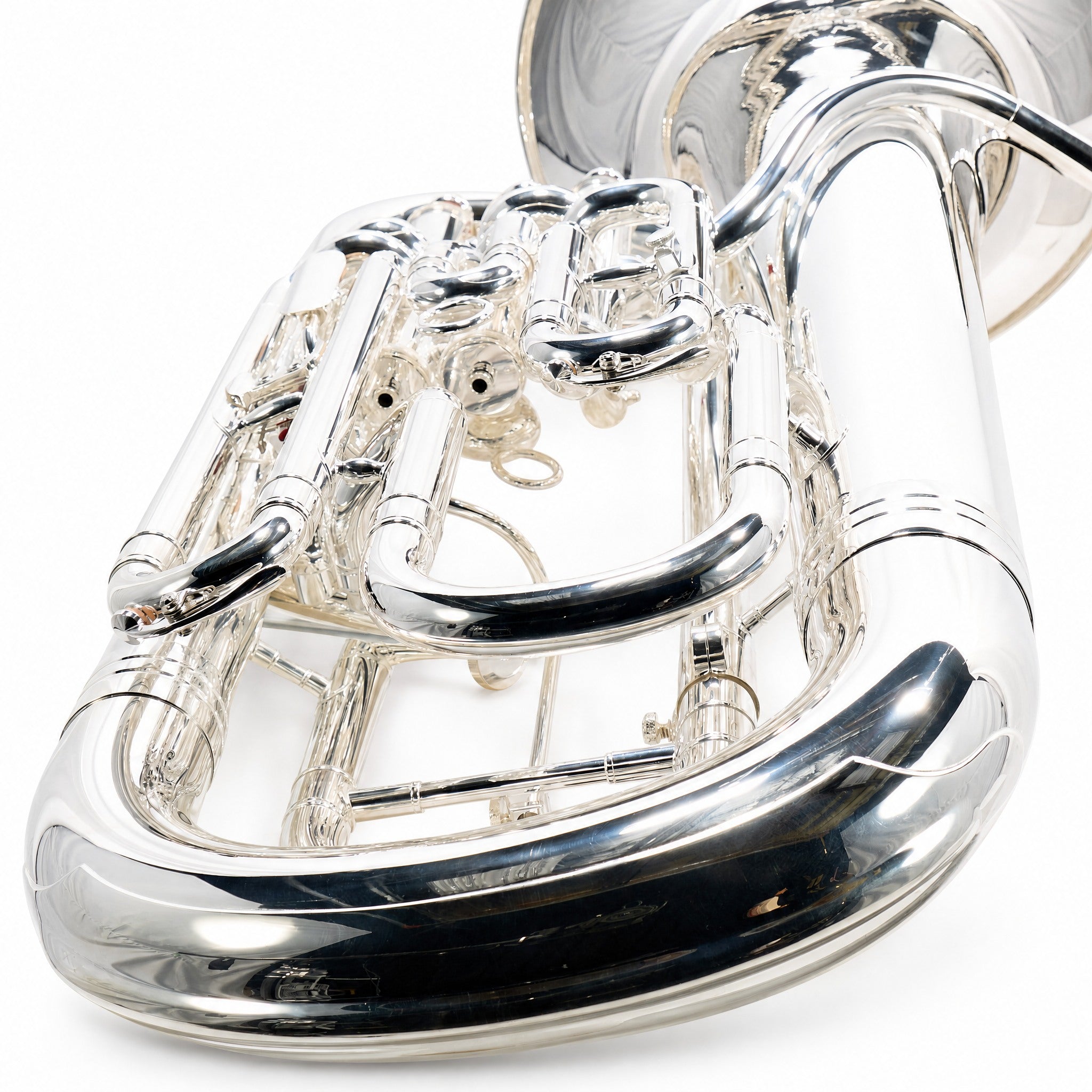 Yamaha YEP-642TSII 'Neo' Professional Euphonium in Silver Plate
