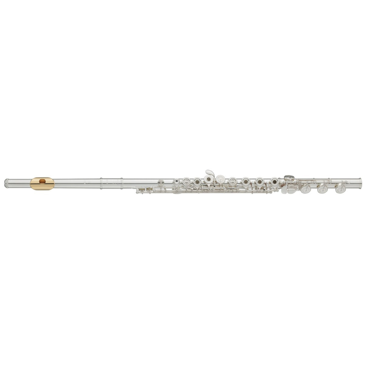 Yamaha YFL-462H/LPGP Intermediate Flute in Solid Silver with Gold Lip Plate