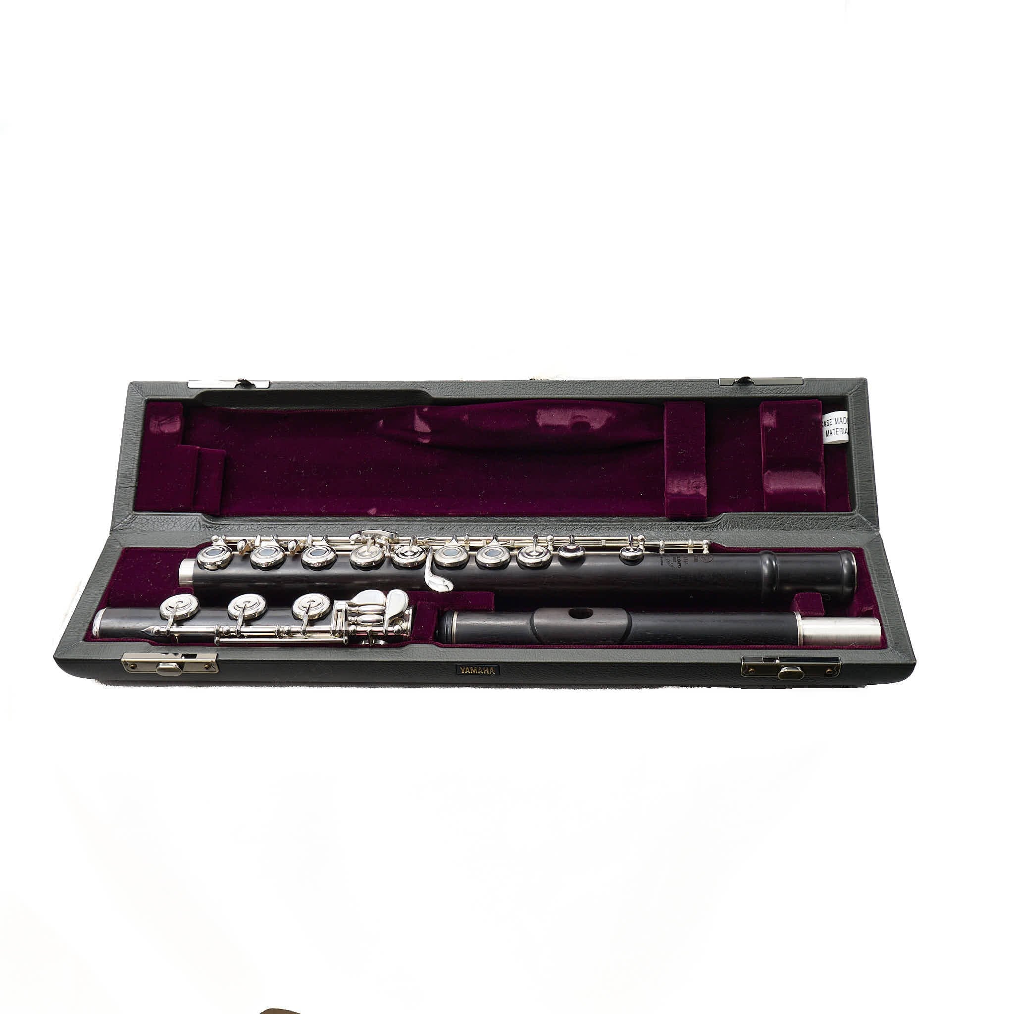 Yamaha YFL-894HW Handmade Wood Flute with Silver Mechanism