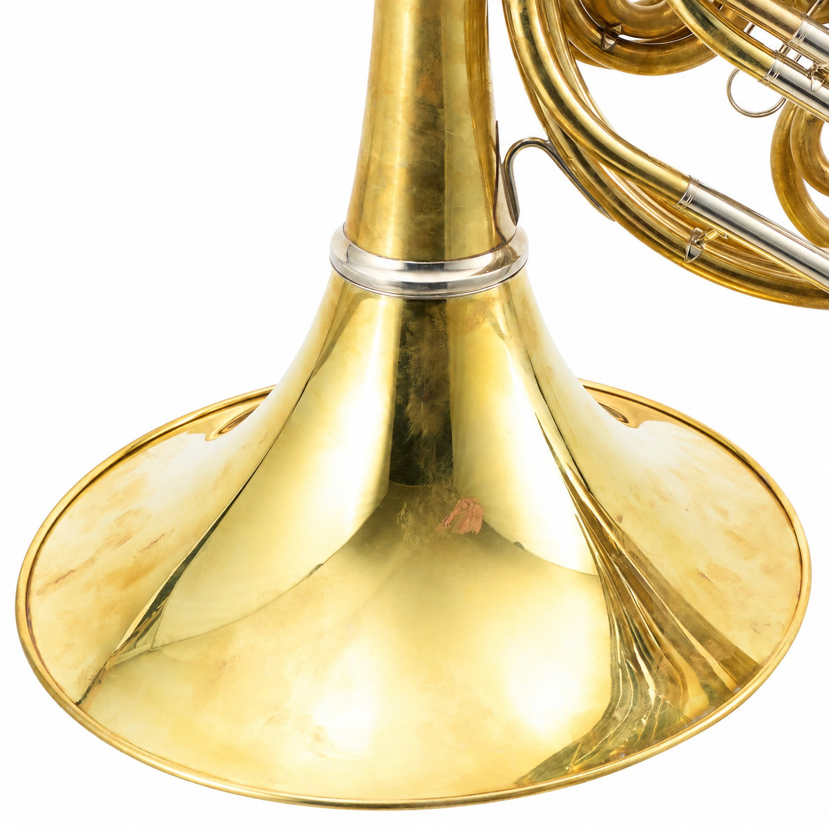 Yamaha YHR-871DU F/Bb Professional French Horn in Unlacquered Brass