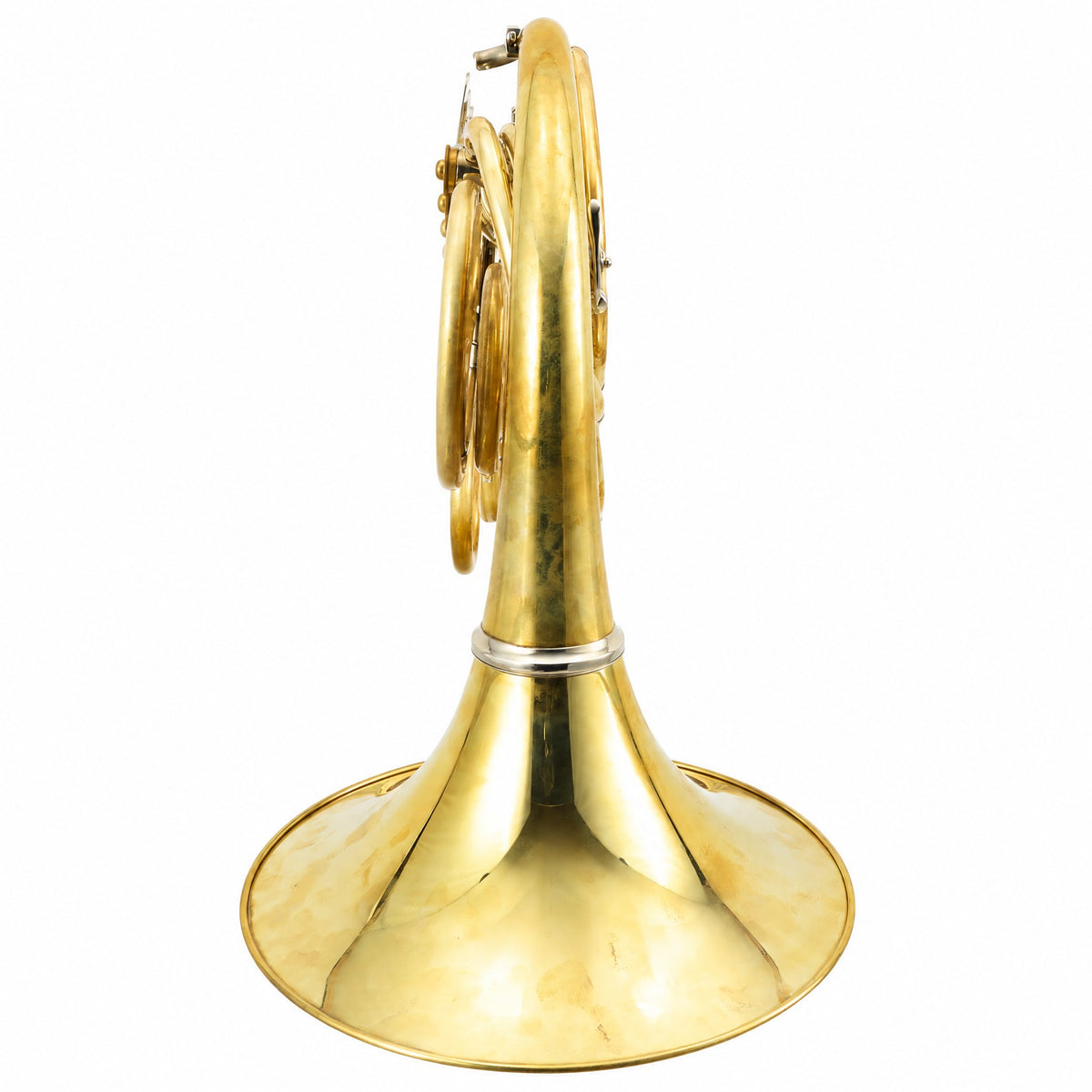 Yamaha YHR-871DU F/Bb Professional French Horn in Unlacquered Brass