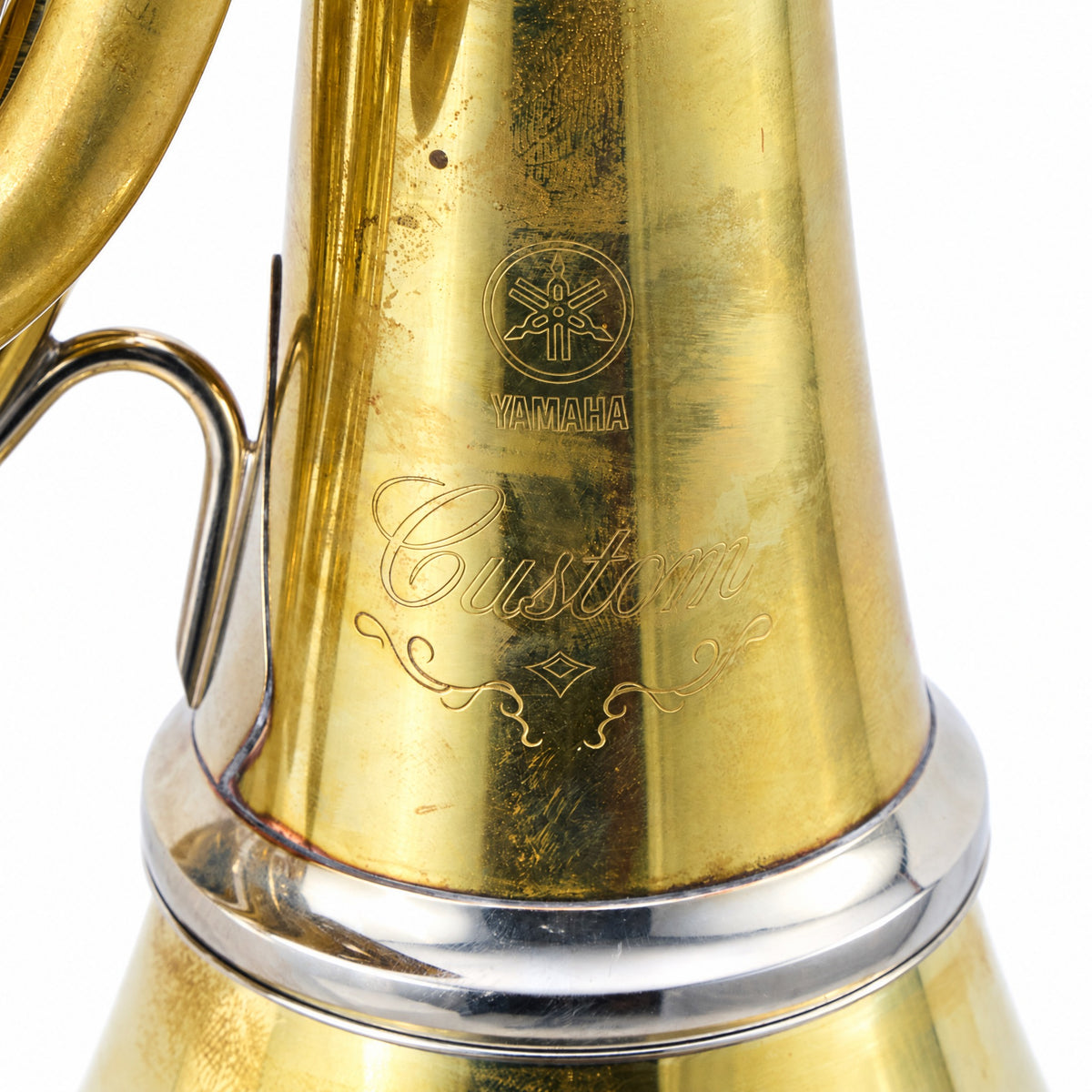 Yamaha YHR-871DU F/Bb Professional French Horn in Unlacquered Brass