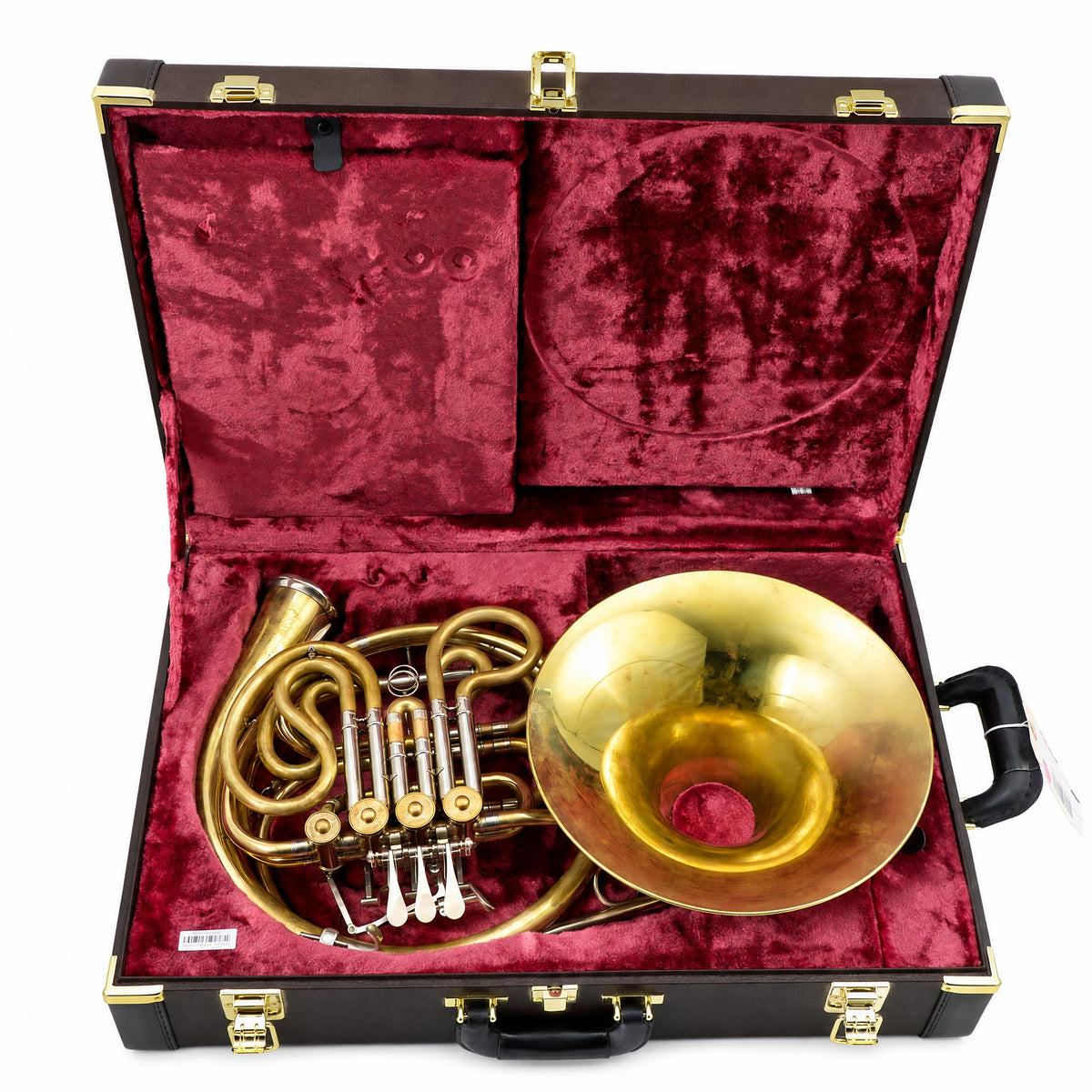 Yamaha YHR-871DU F/Bb Professional French Horn in Unlacquered Brass