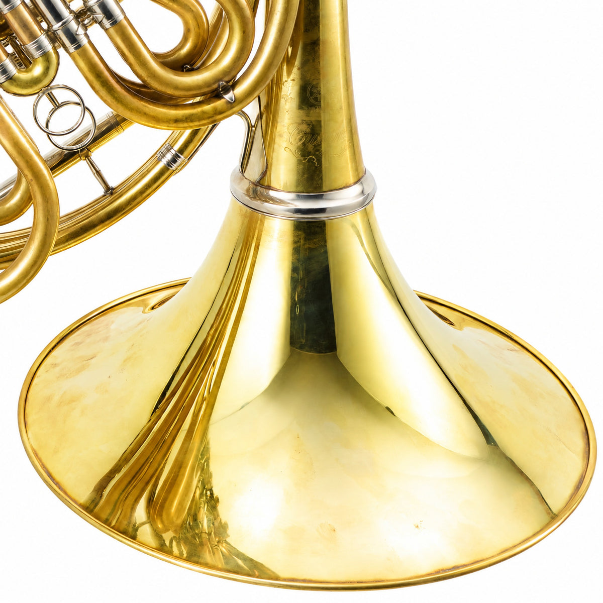 Yamaha YHR-871DU F/Bb Professional French Horn in Unlacquered Brass