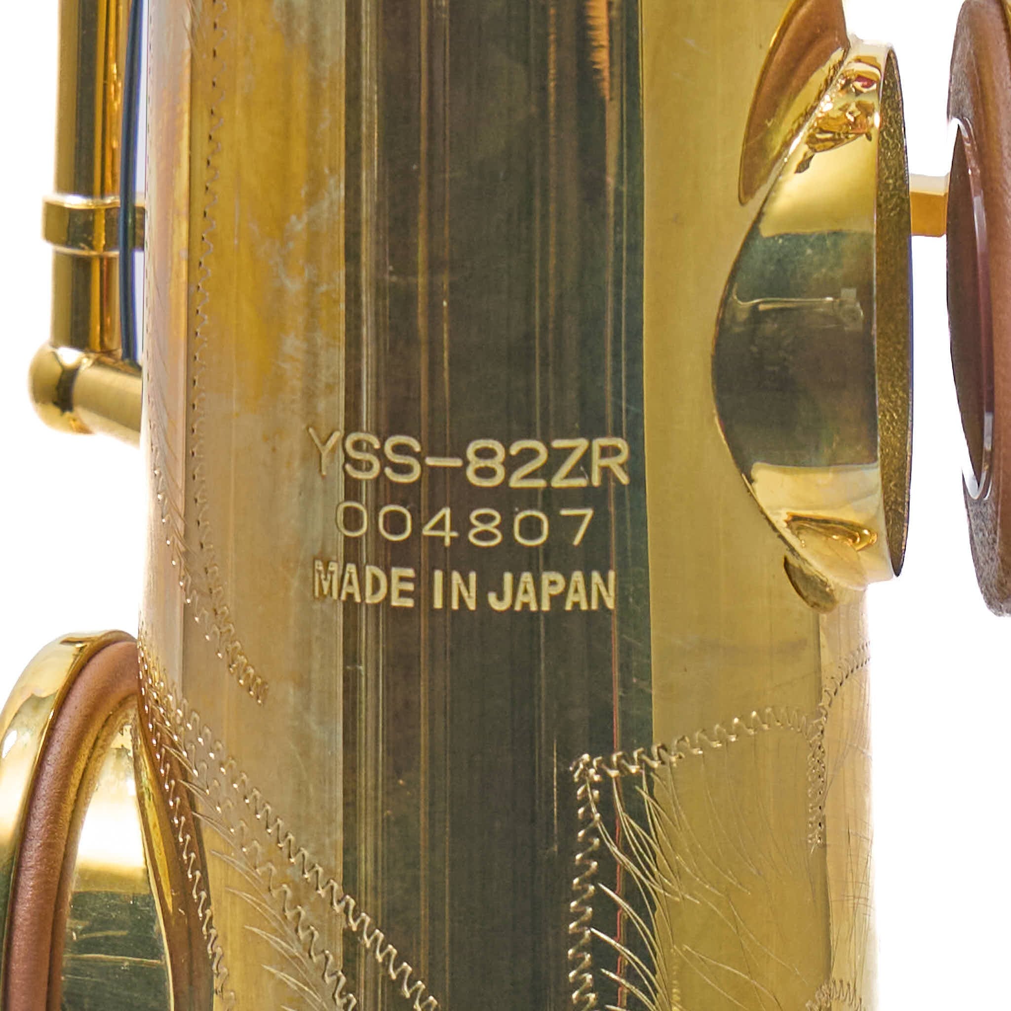 Yamaha YSS-82ZRU 'Custom Z' Soprano Saxophone in Unlacquered Brass