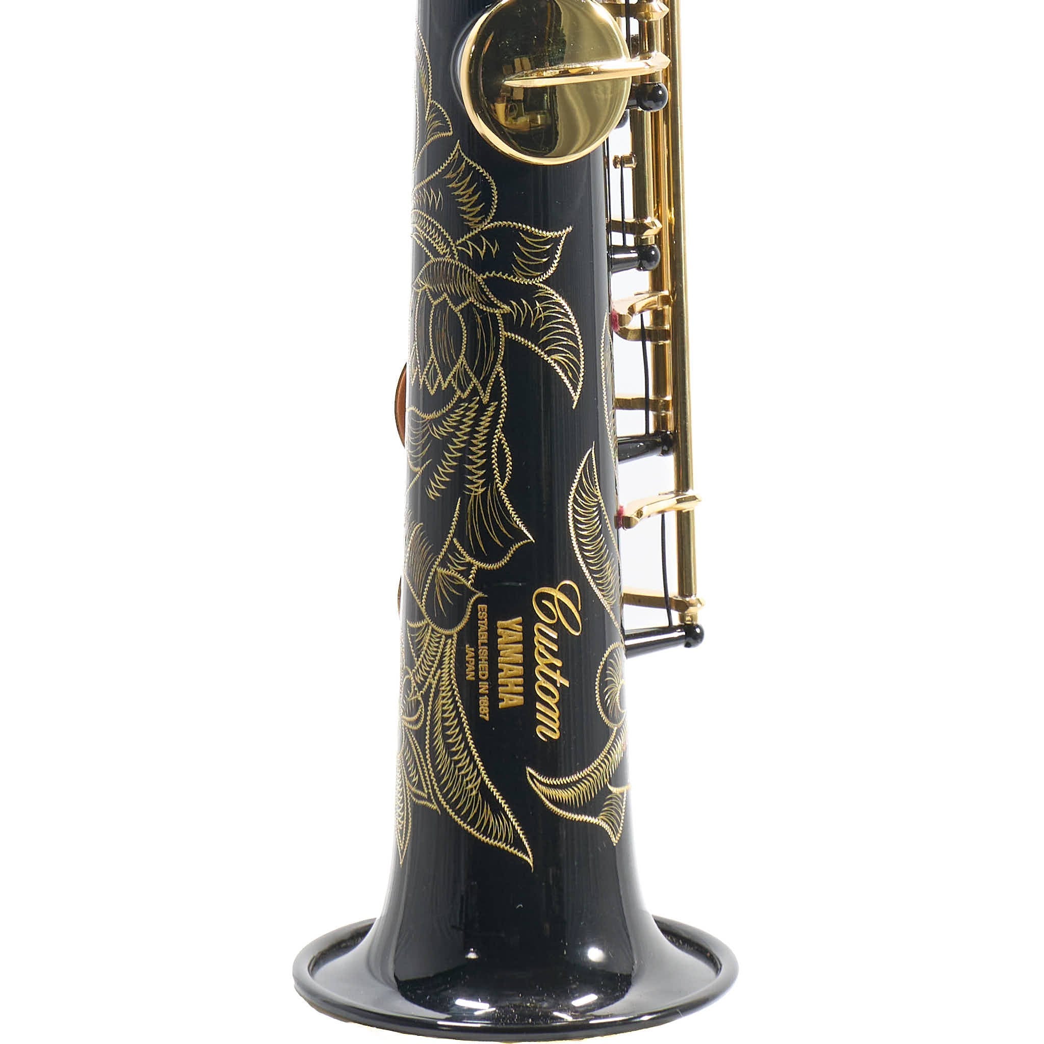 Yamaha YSS-875EXB 'Custom EX' Professional Soprano Saxophone in Black Lacquer