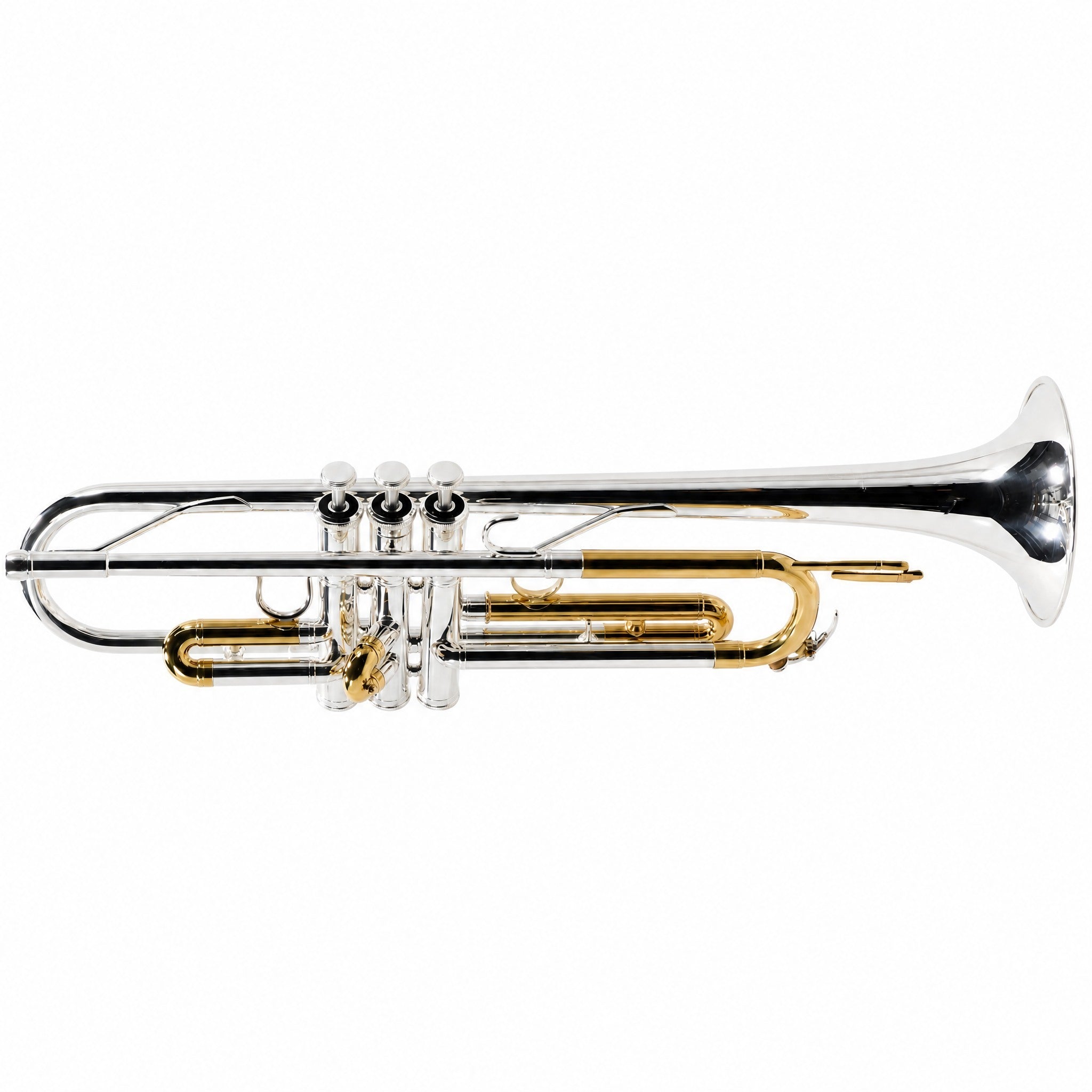 Yamaha YTR-5330MRC Intermediate Mariachi Bb Trumpet in Silver Plate with Gold Highlights
