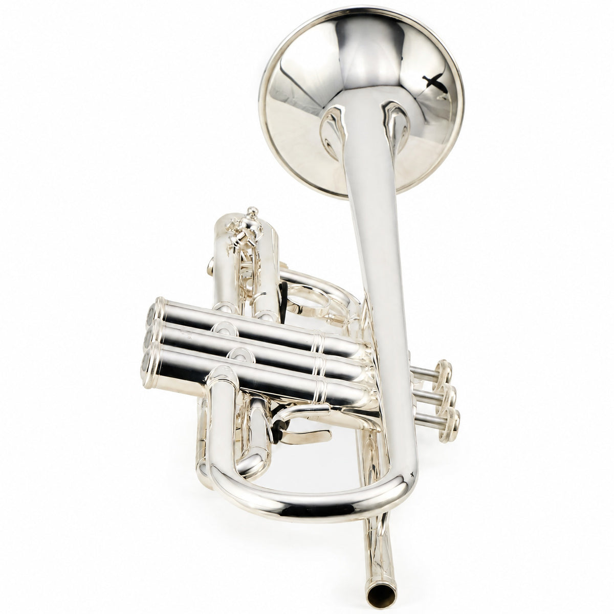 Yamaha YTR-9445NYS-YS-BR III Xeno Artist Model Professional C Trumpet in Silver Plate