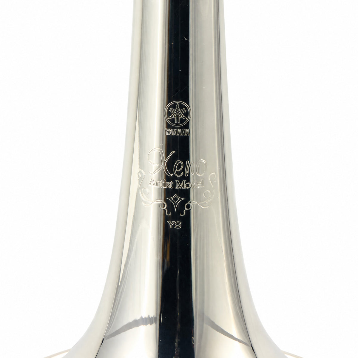 Yamaha YTR-9445NYS-YS-BR III Xeno Artist Model Professional C Trumpet in Silver Plate