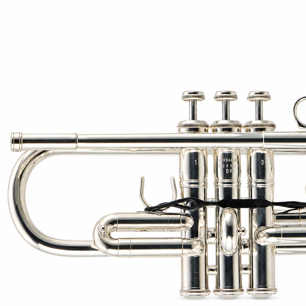 Yamaha YTR-9445NYS-YS-BR III Xeno Artist Model Professional C Trumpet in Silver Plate
