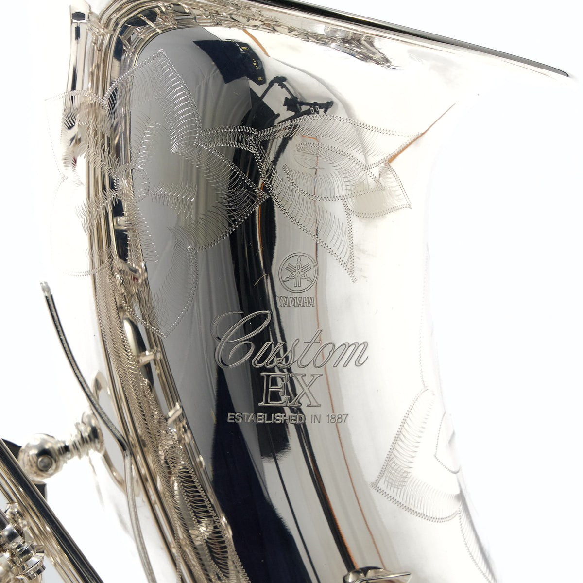 Yamaha YTS-875EXS 'Custom EX' Professional Tenor Saxophone in Silver Plate