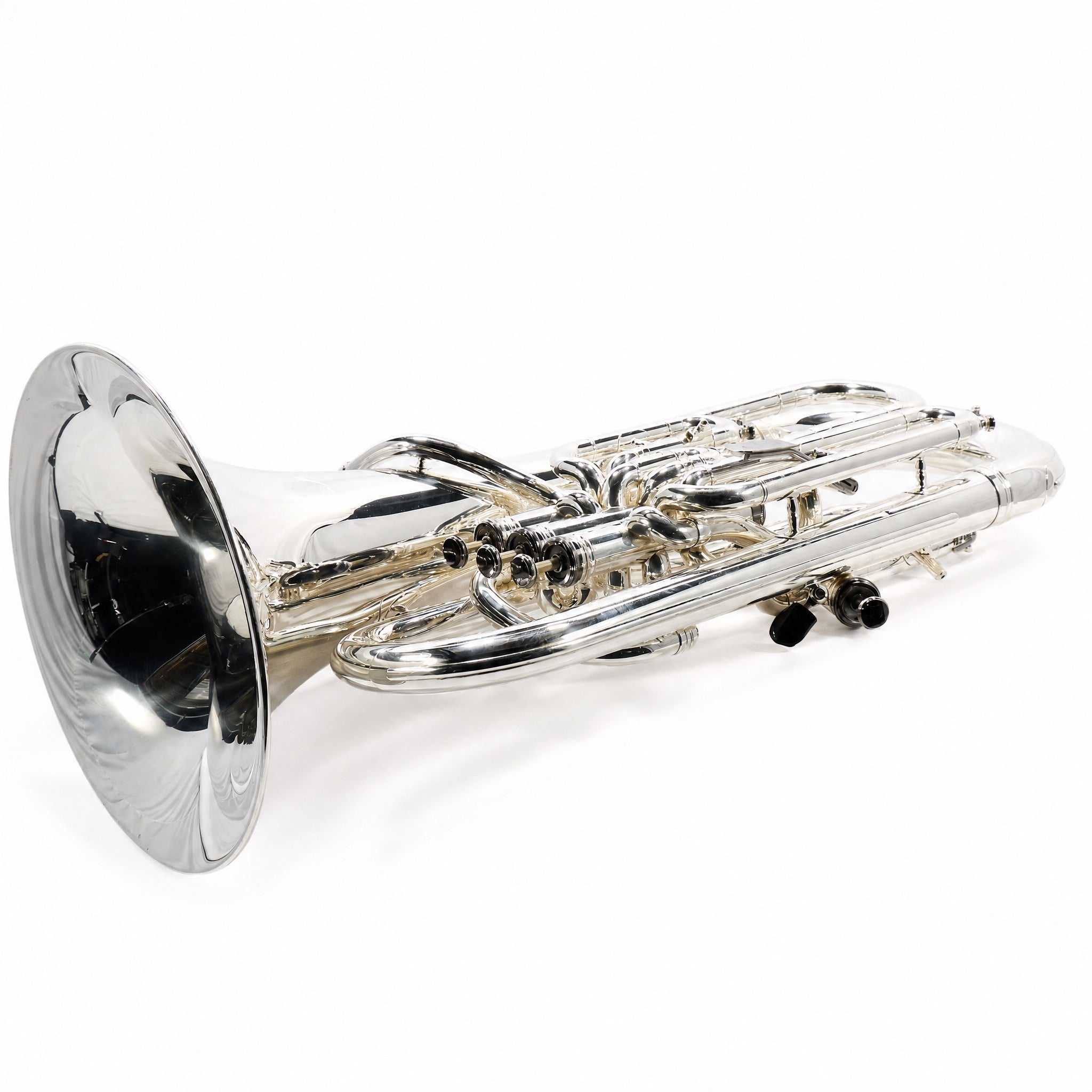 York 4052 'Eminence' Professional Compensating Euphonium in Silver Plate