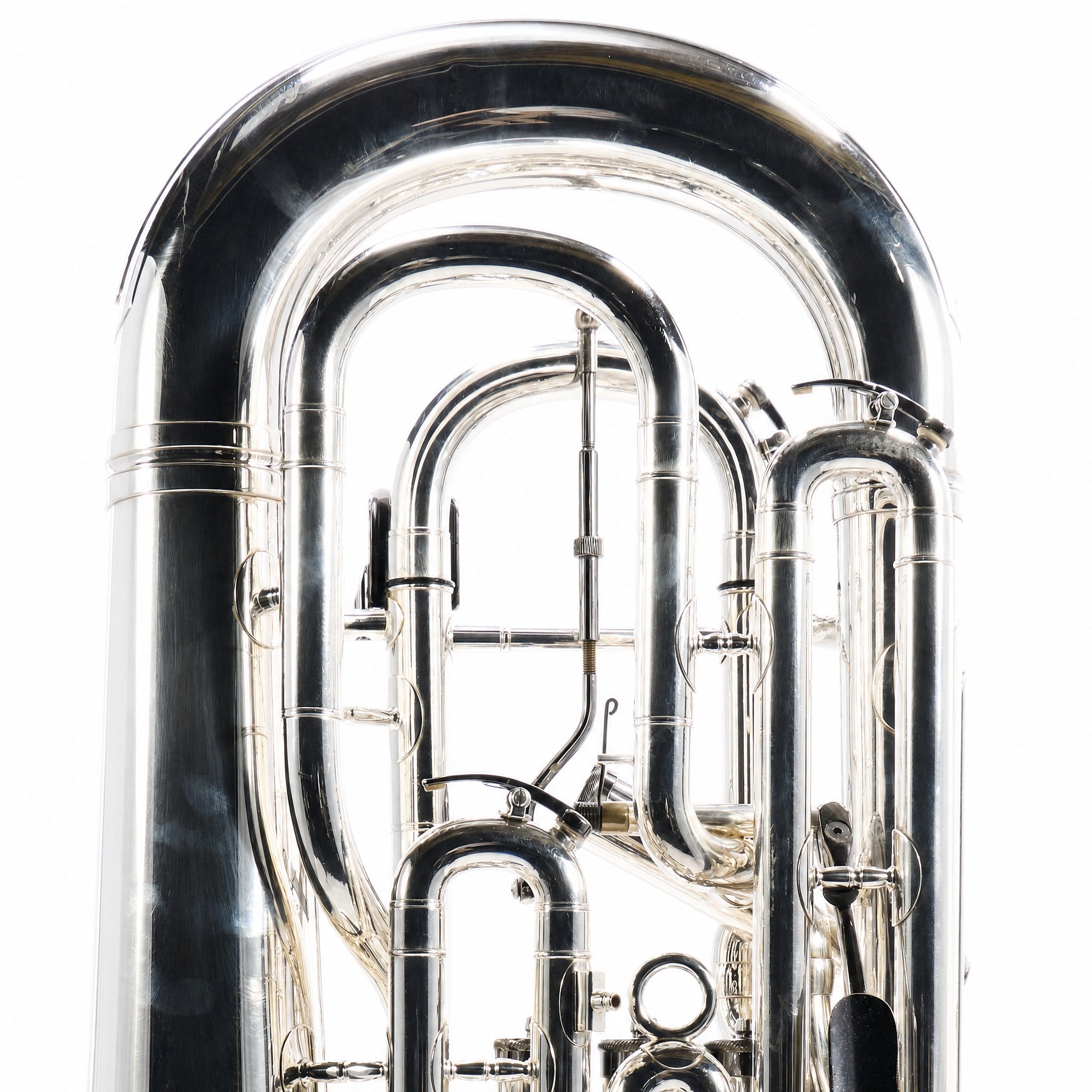 York 4052 'Eminence' Professional Compensating Euphonium in Silver Plate