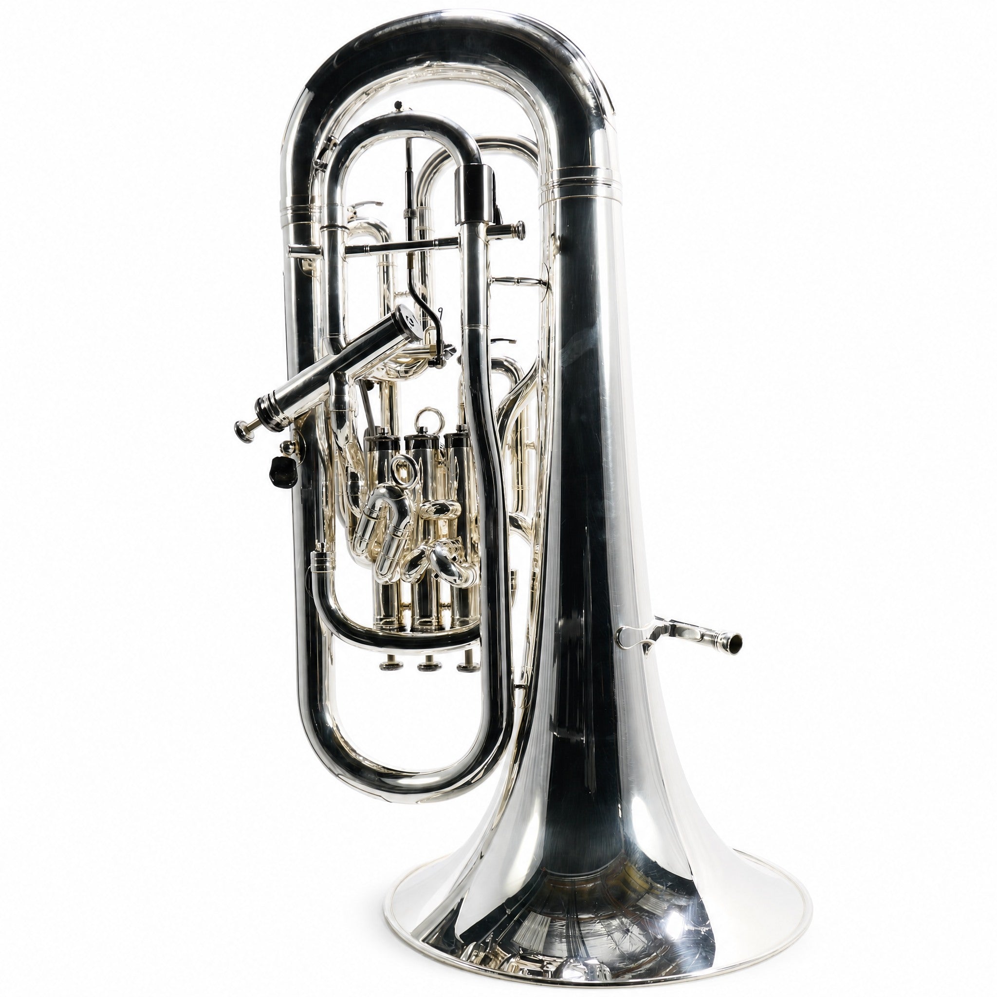 York 4052 'Eminence' Professional Compensating Euphonium in Silver Plate