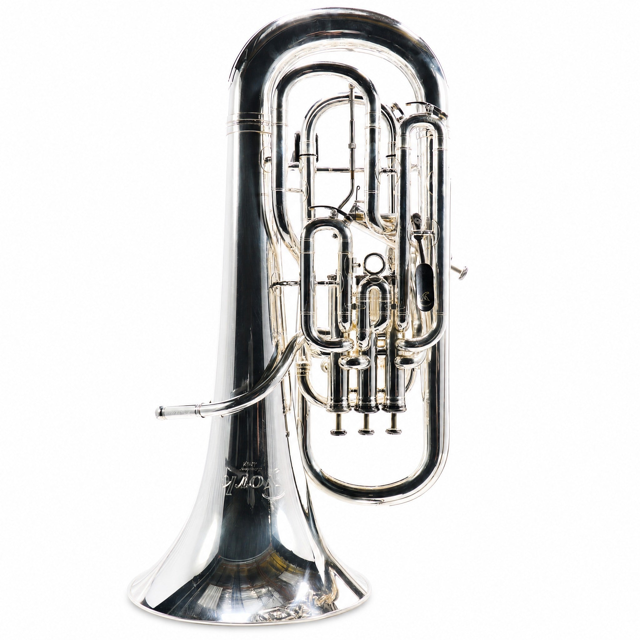 York 4052 'Eminence' Professional Compensating Euphonium in Silver Plate