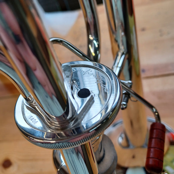 What's on TJ's bench? A Silver Bach Stradivarius Trombone with an Infinity Valve!