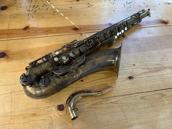 What's on Carlo's Bench? A 5 Digit Selmer Mark VI Tenor.