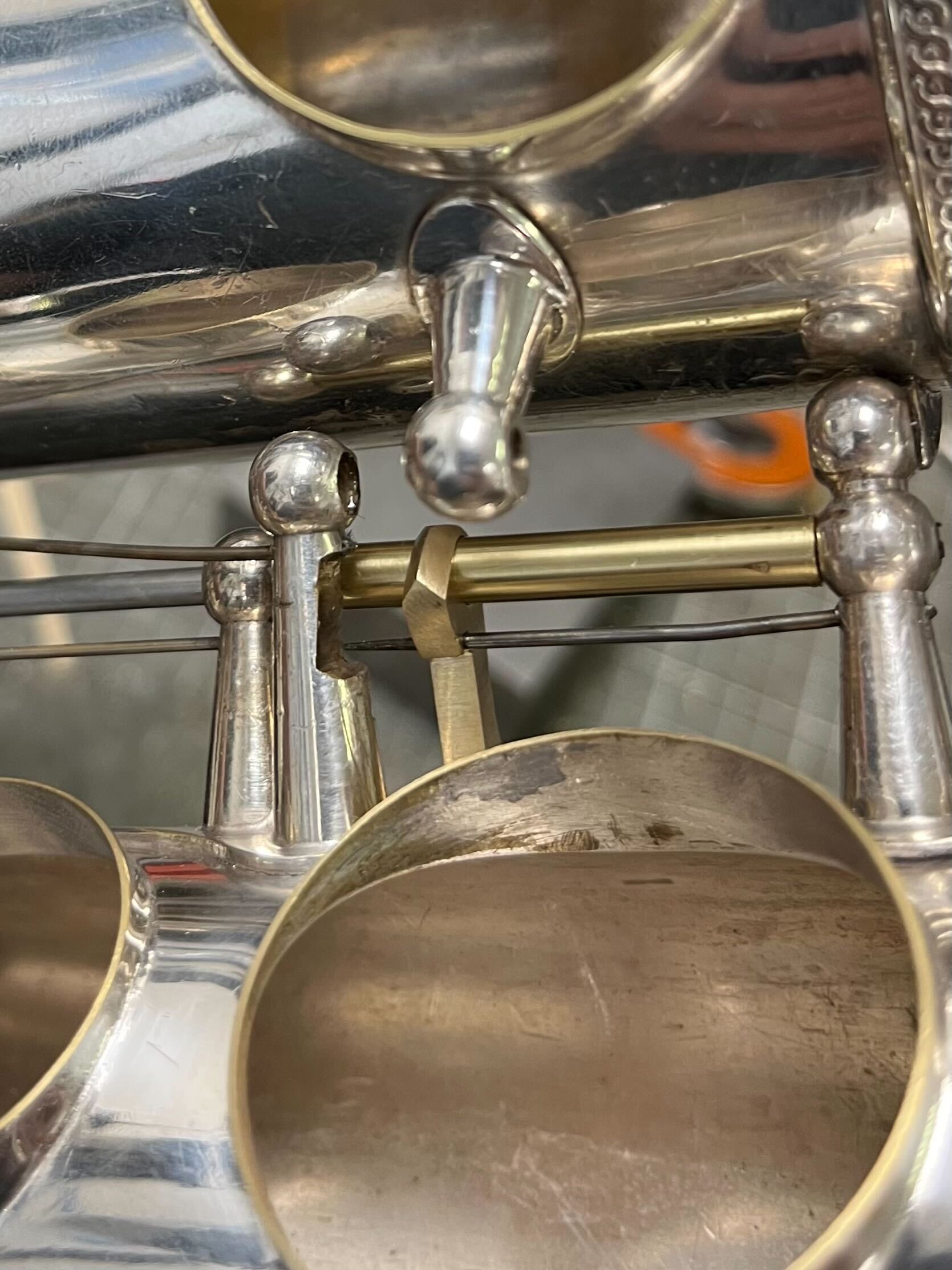 Making a New Key Foot/Hinge Tube for the low D Key of a Selmer Alto Sax