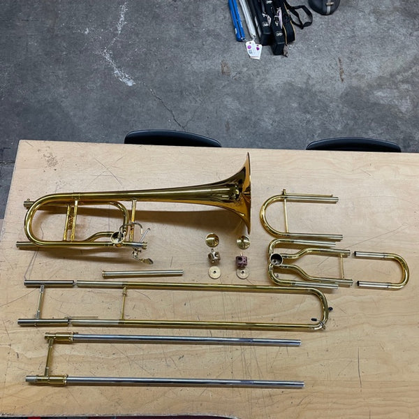 What’s on Amanda’s Bench? A Kanstul 1670 Bass Trombone!
