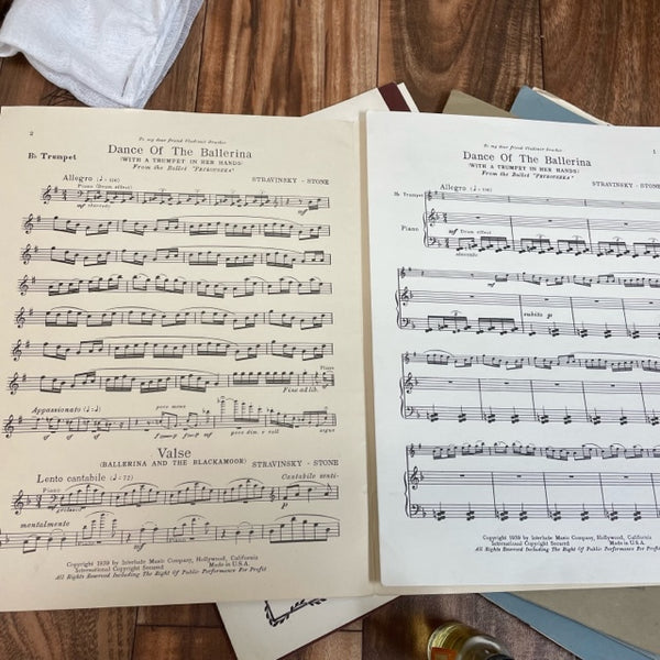 Things We Find in Cases: Fabulous Sheet Music!