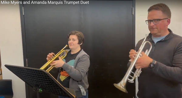 Mike Myers and Amanda Marquis Trumpet Duet