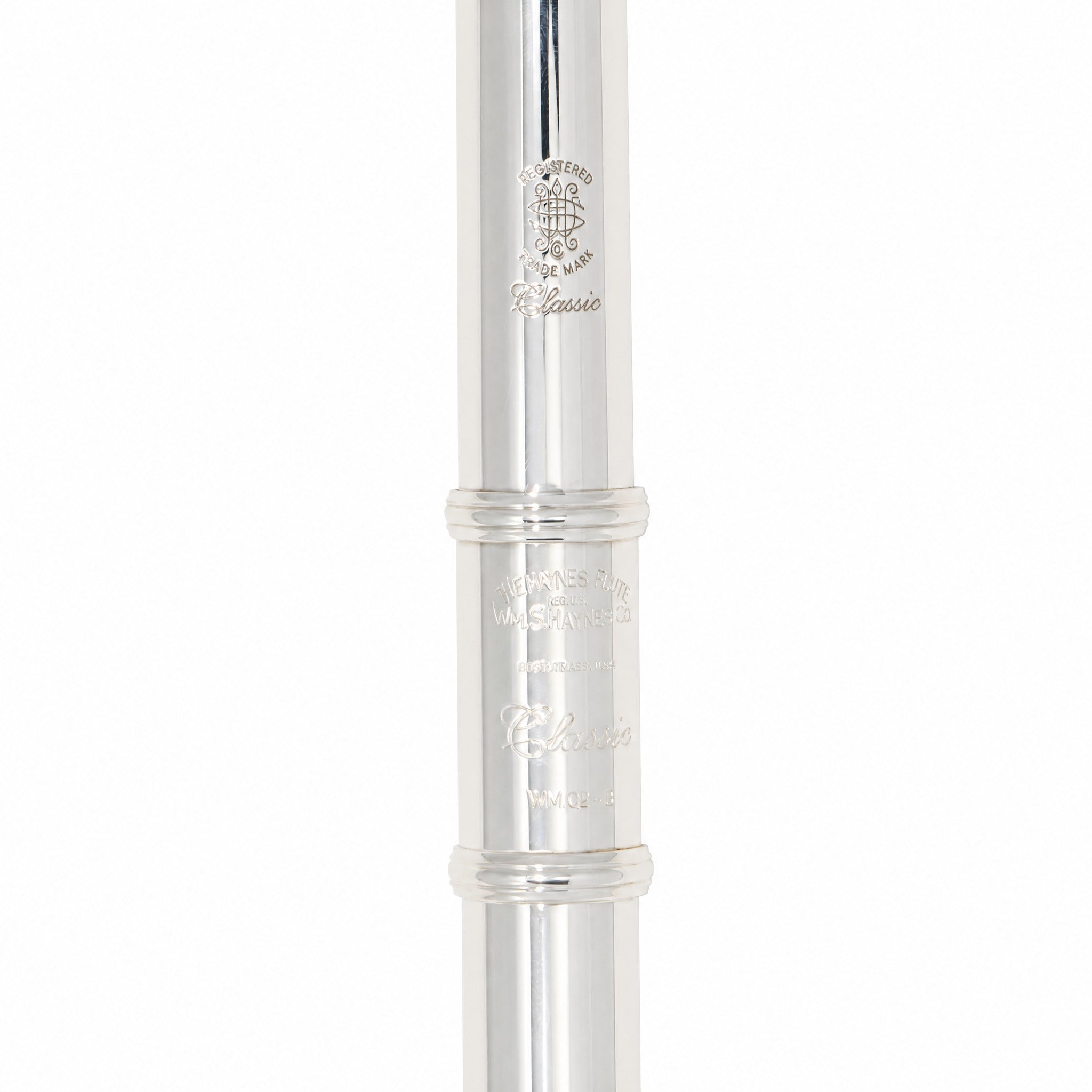 William S. Haynes Q2 Classic Weissman Professional Concert Flute in Silver