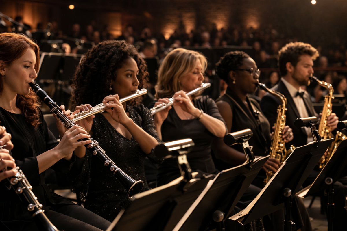 Woodwind Musical Instruments at The Mighty Quinn Brass and Winds