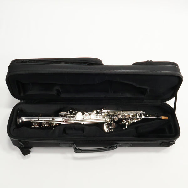 Eastman Model ESS642C-BS Soprano Saxophone Black Nickel Body SN 11531331 OPEN BOX