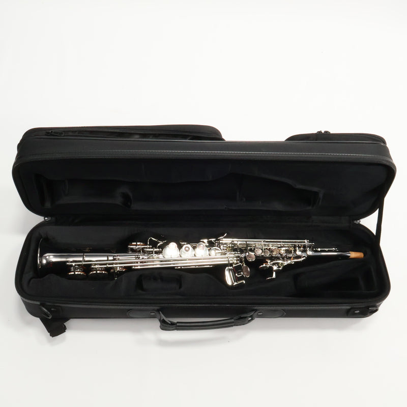 Eastman Model ESS642C-BS Soprano Saxophone Black Nickel Body SN 11531331 OPEN BOX