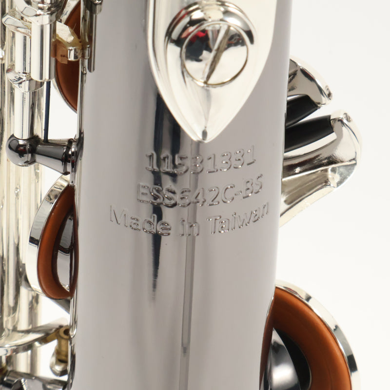 Eastman Model ESS642C-BS Soprano Saxophone Black Nickel Body SN 11531331 OPEN BOX
