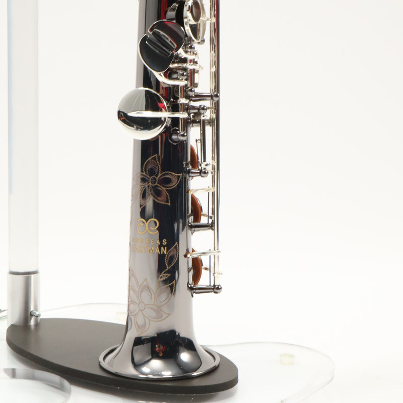 Eastman Model ESS642C-BS Soprano Saxophone Black Nickel Body SN 11531331 OPEN BOX