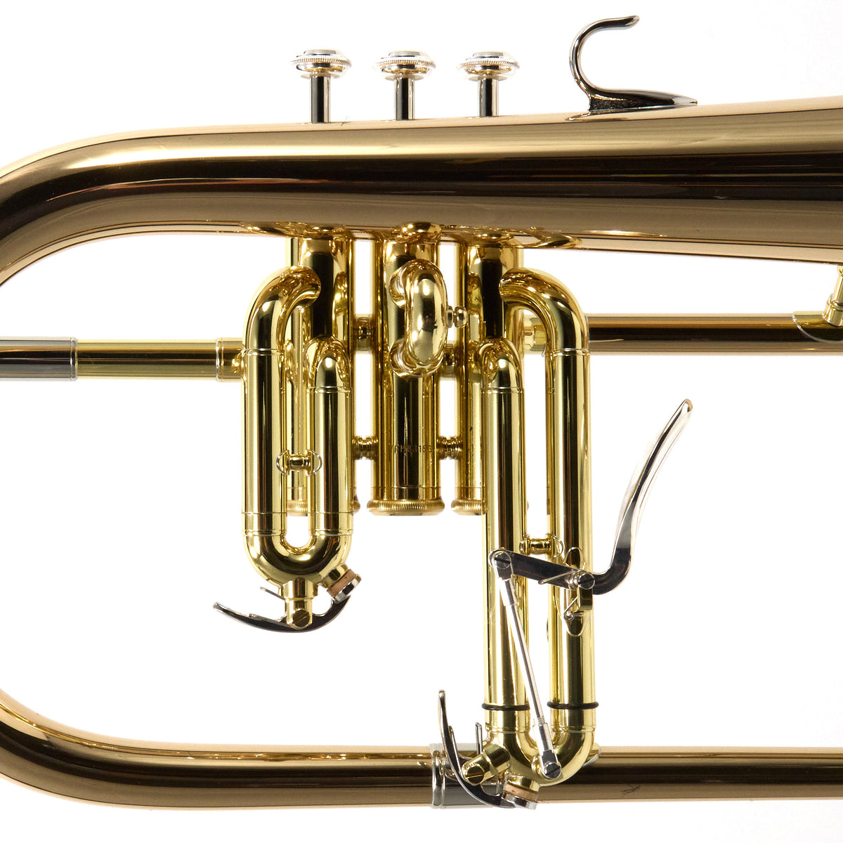 Yamaha YFH-8315IIG Custom Series Bb Flugelhorn with Gold Brass Bell in Lacquer