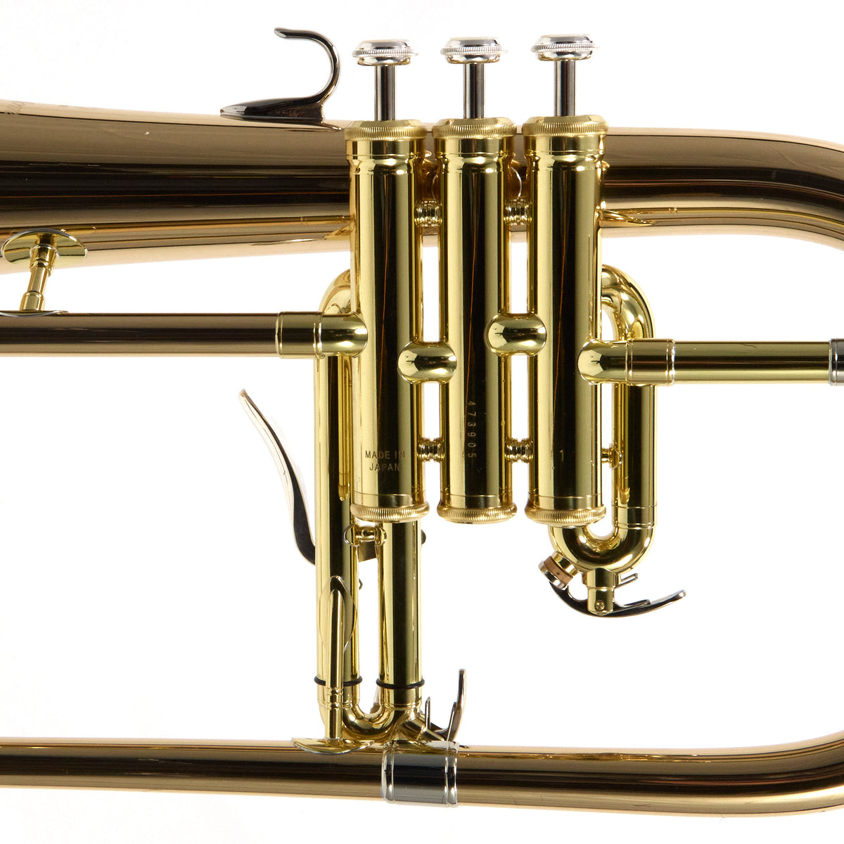 Yamaha YFH-8315IIG Custom Series Bb Flugelhorn with Gold Brass Bell in Lacquer