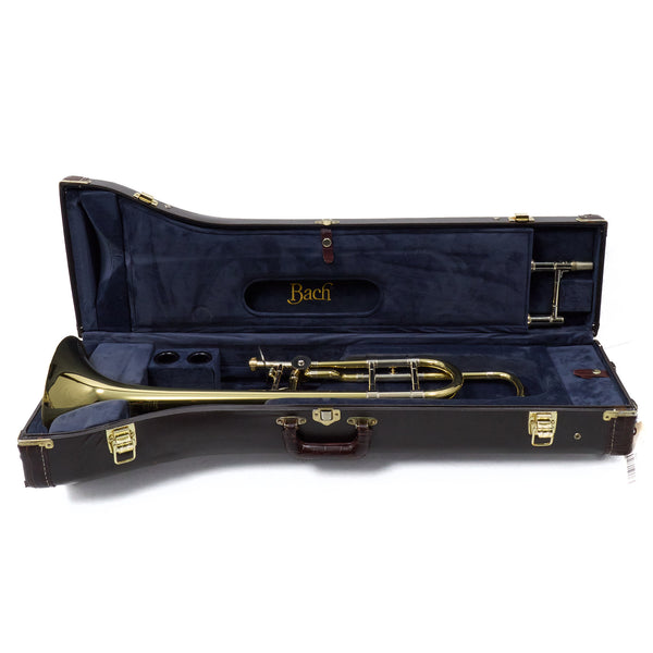 Bach Model 42BO Stradivarius Professional Tenor Trombone SN 213018 EXCELLENT- for sale at BrassAndWinds.com