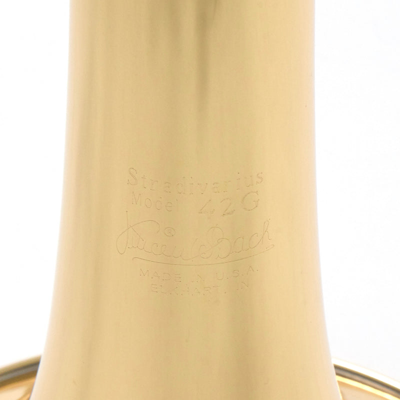Bach Model LT42BOFG Stradivarius Tenor Trombone SN 216198 SUPERB CONDITION- for sale at BrassAndWinds.com