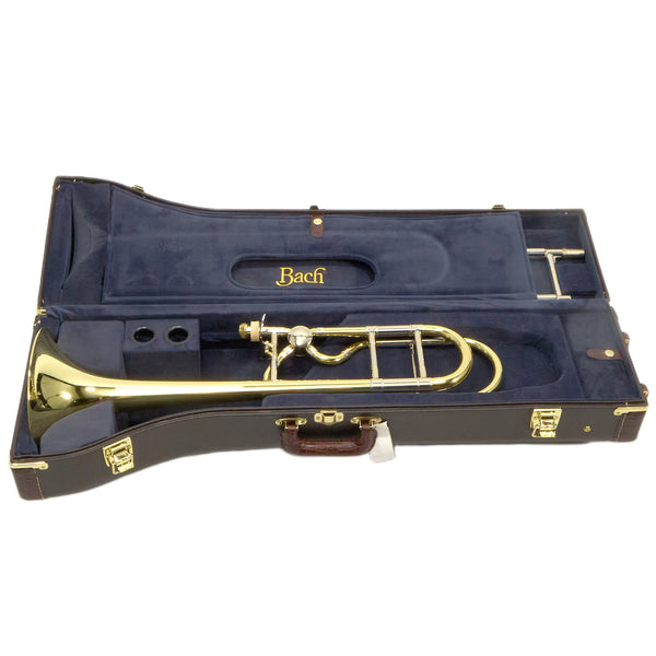 Bach Model 42BOF Stradivarius Professional Tenor Trombone SN 219968 SUPERB- for sale at BrassAndWinds.com