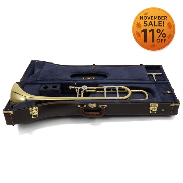Bach Model 42BO Stradivarius Professional Tenor Trombone SN 219557 NICE