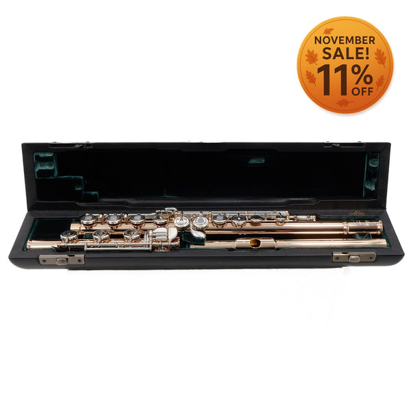 Altus Model 1207 18K Gold Clad Silver Flute SN 14850 OPEN BOX